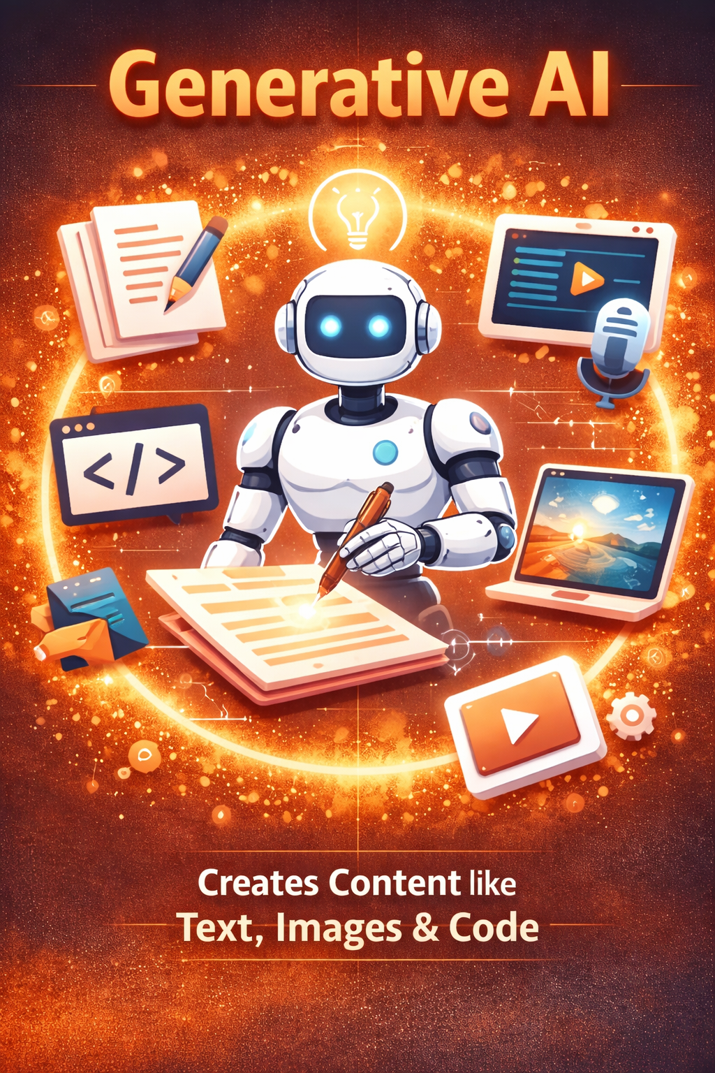 Generative AI creating content